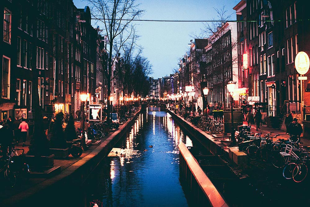 Rotlichtviertel in Amsterdam